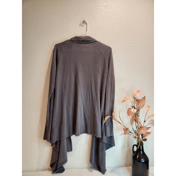 Splendid Gray Cotton Modal Cardigan - Soft Lightweight, Made in USA, Size S soft - Picture 2 of 4